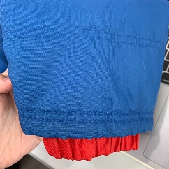 Nike Team KU University of Kansas Jayhawks Blue Full Zip Hooded Coat Medium - Picture 8 of 8